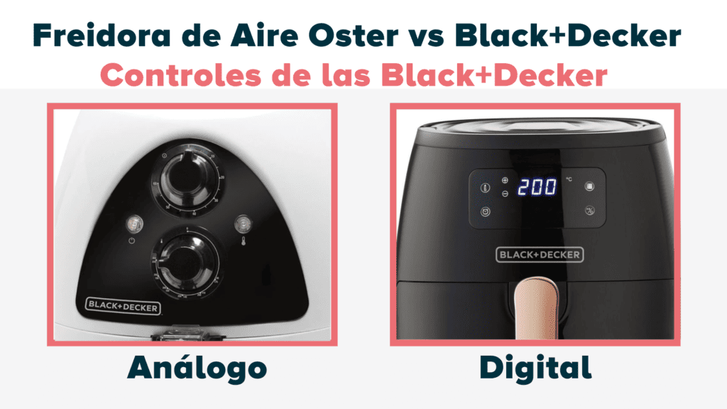 Freidora De Aire Oster Vs Black And Decker Cu l Es Mejor